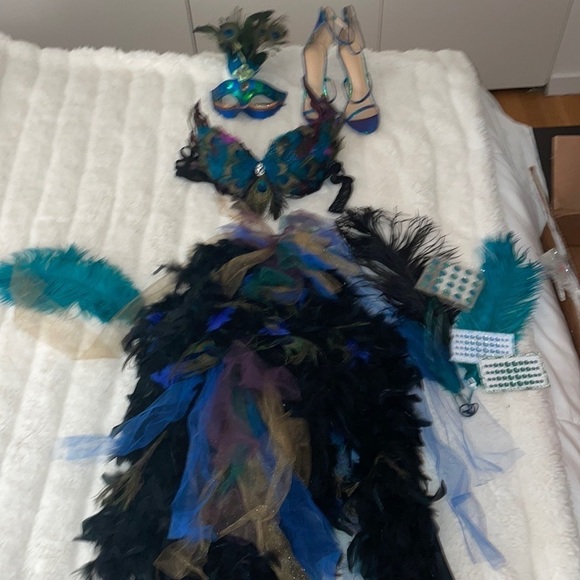 Peacock costume and brand new shoes - Picture 3 of 10